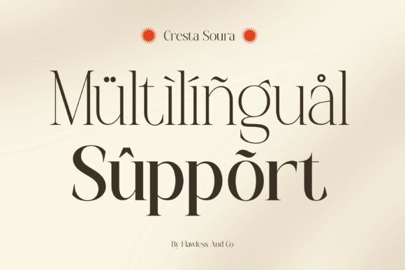 Cresta Soura Font PNG with transparent background - Preview 6
