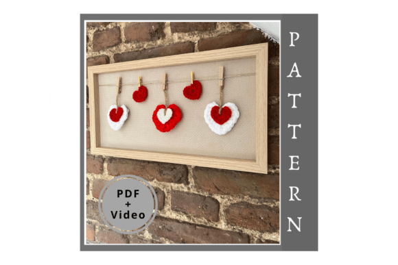 Crochet Happy Heart Garland Pattern