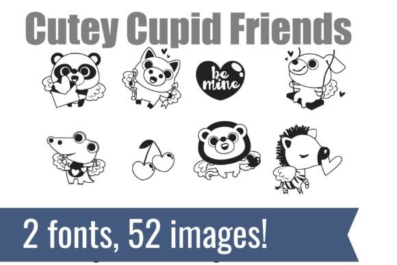 Cutey Cupid Font - Preview 1
