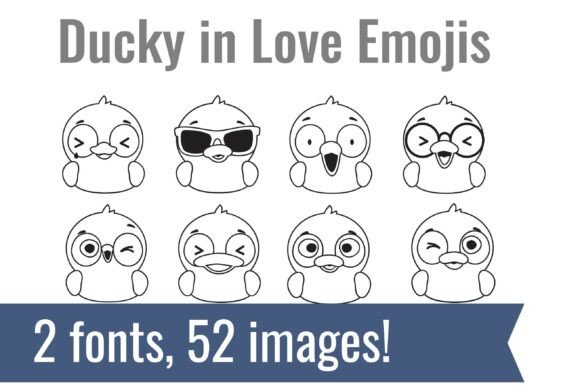 Ducky in Love Font - Preview 1