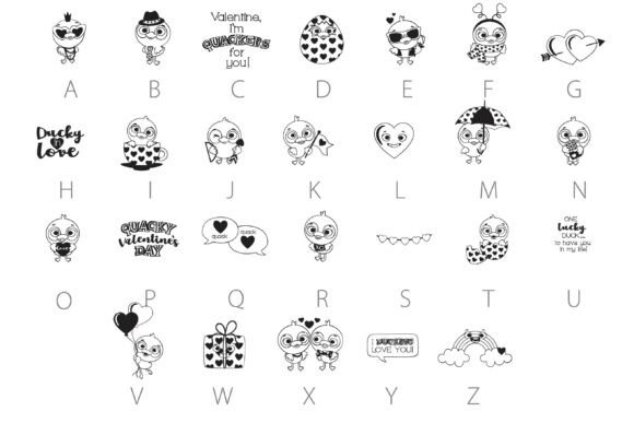 Ducky in Love Font - Preview 2