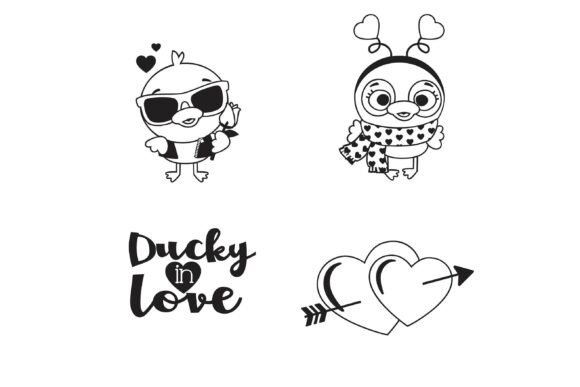 Ducky in Love Font - Preview 4