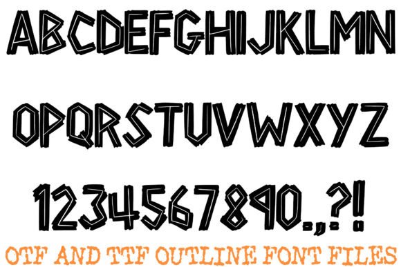 Electric Jagged Font - Preview 1