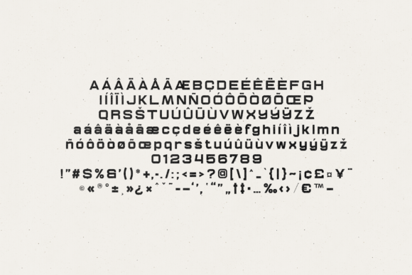 Ethere Font font preview - 4
