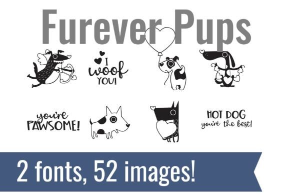 Furever Font PNG with transparent background - Preview 1