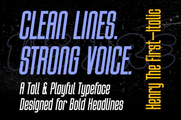 Henry the First Duo Font - Preview 1