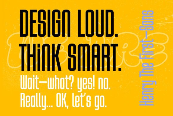 Henry the First Duo Font - Preview 2