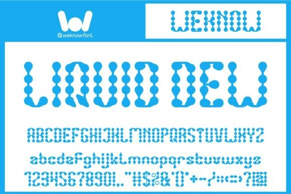 King of Rain Font PNG with transparent background - Preview 1