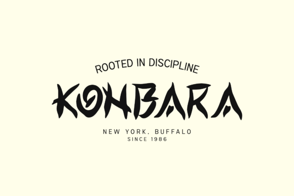 Konbami Font PNG with transparent background - Preview 2