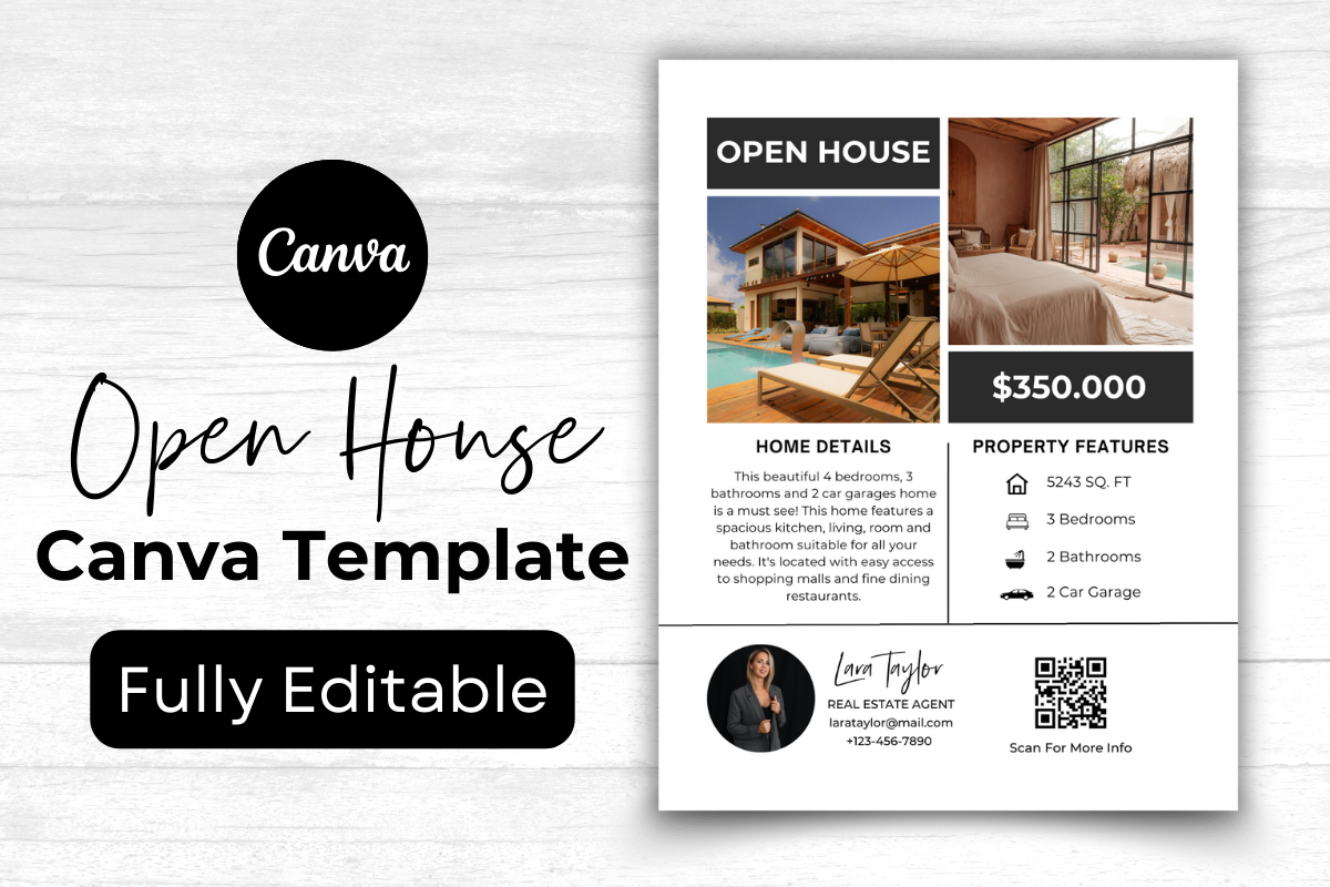 Real Estate Open House Flyer Template