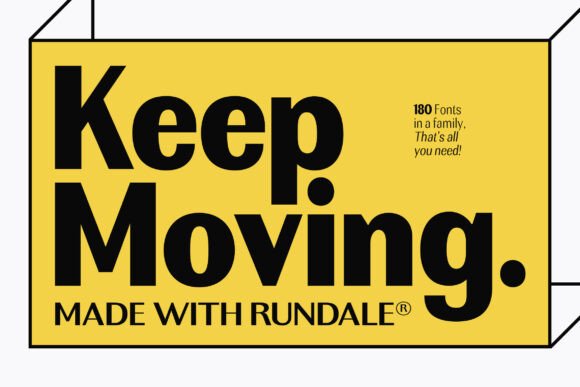 Rundale Font PNG with transparent background - Preview 2