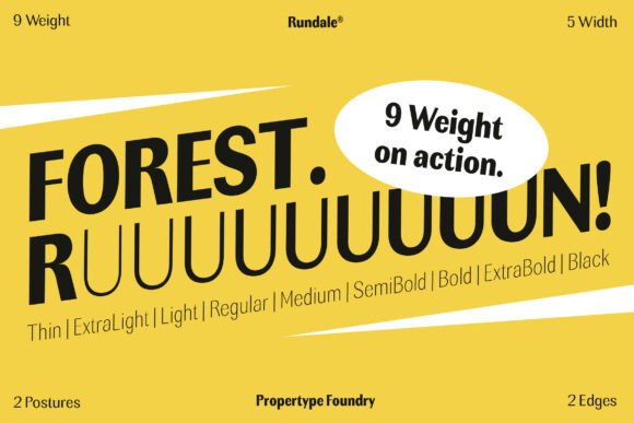 Rundale Font PNG with transparent background - Preview 5
