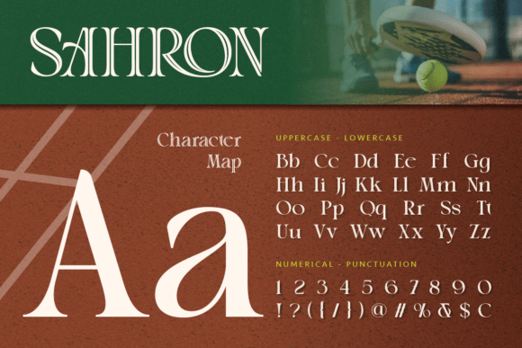 Sahron Font PNG with transparent background - Preview 1