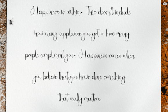 Smooth Handmade Font PNG with transparent background - Preview 3