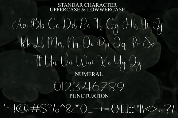 Smooth Handmade Font PNG with transparent background - Preview 5