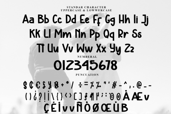 Amour Dancing Font PNG with transparent background - Preview 4