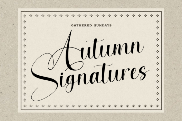 Aututhory Font - Preview 2