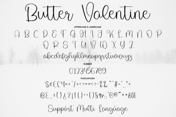 Butter Valentine Font - Preview 5