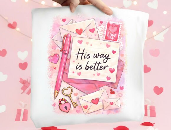 Preview of Christian Valentine Sublimation Design T-shirt, sticker, and sublimation design