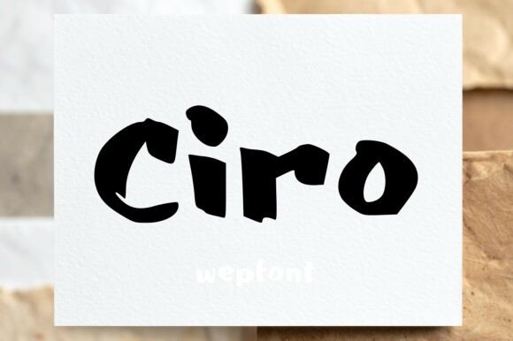 Ciro Font - Preview 1