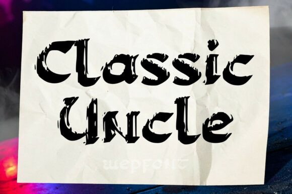 Classic Uncle Font - Preview 1