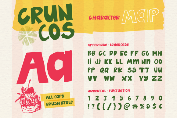 Cruncos Font - Preview 1