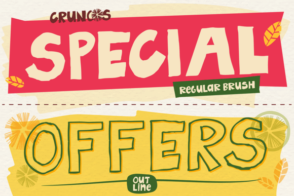 Cruncos Font - Preview 4