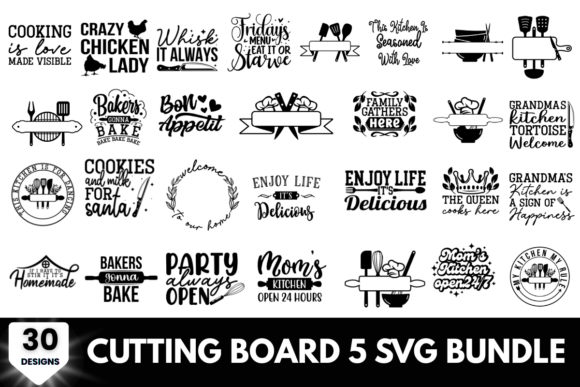Cutting Board 5 SVG Design