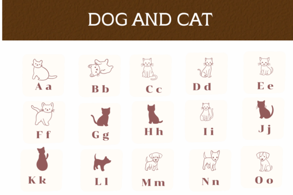 Dog and Cat Font - Preview 1