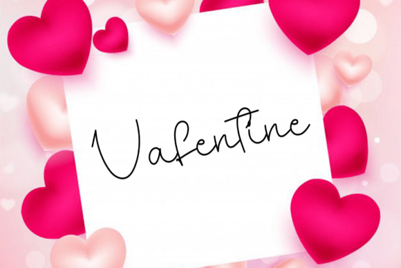 Dancing Valentine Font - Preview 1