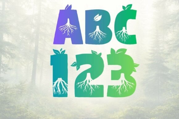 Deep Roots Font PNG with transparent background - Preview 2