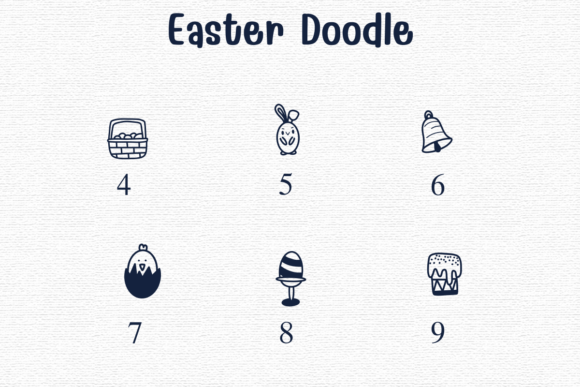 Easter Doodle Font - Preview 3