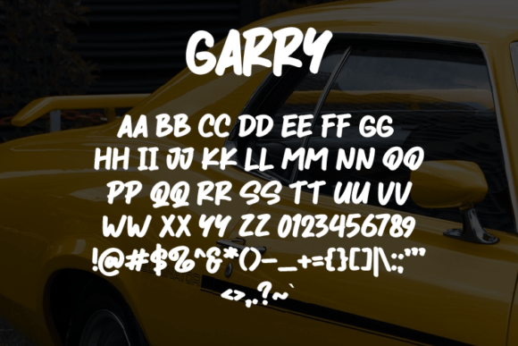 Garry Font - Preview 1