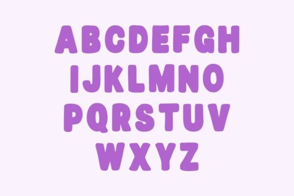 Happy Shines Font PNG with transparent background - Preview 3