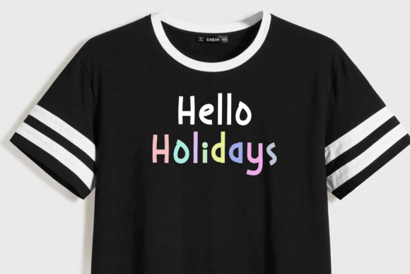 Holidays Situations Font PNG with transparent background - Preview 3
