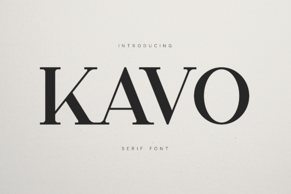 Kavo Serif Font By vladfedotovv