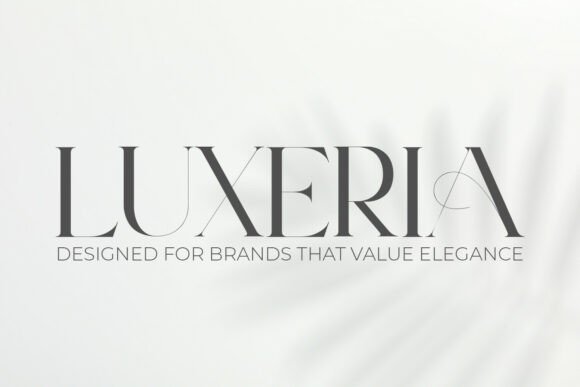 Luxeria Fontes Serif Fonte Por OWPictures