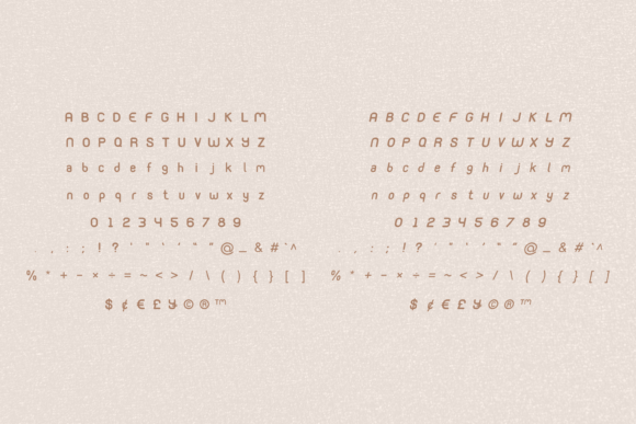 Monoround Font font preview - 2