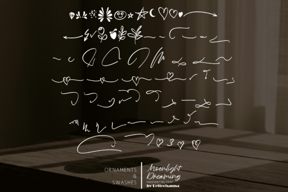Moonlight Dreaming Font PNG with transparent background - Preview 2