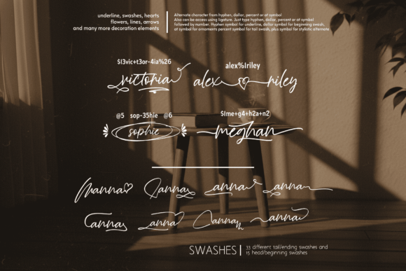 Moonlight Dreaming Font PNG with transparent background - Preview 3