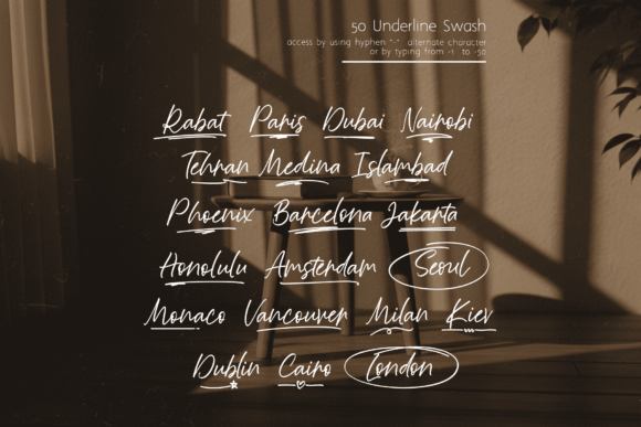 Moonlight Dreaming Font PNG with transparent background - Preview 4