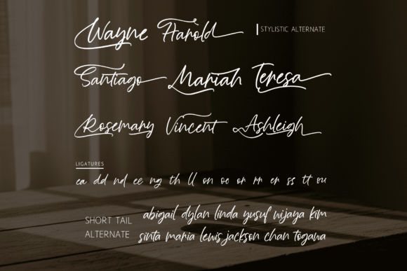 Moonlight Dreaming Font PNG with transparent background - Preview 5