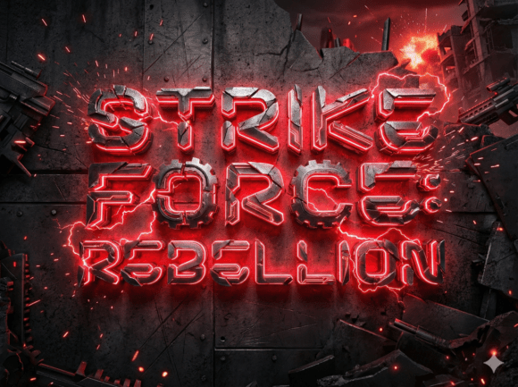 Neon Future 2 Font PNG with transparent background - Preview 4