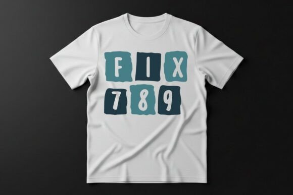 Paper Frame Font PNG with transparent background - Preview 2