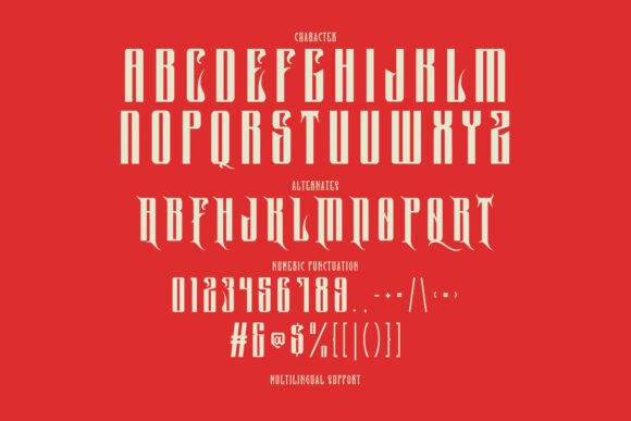 Qiropt Font PNG with transparent background - Preview 6