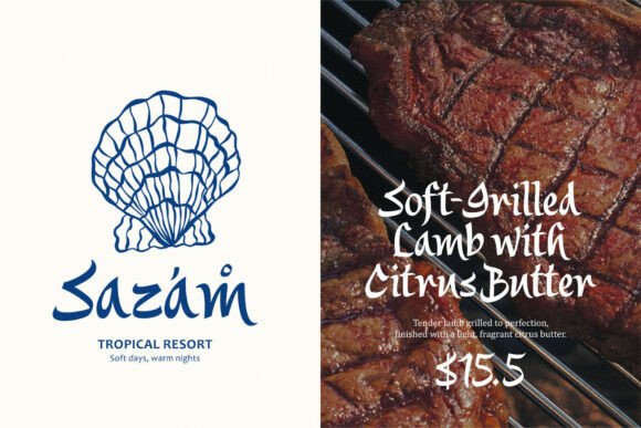 Saltza Font PNG with transparent background - Preview 3