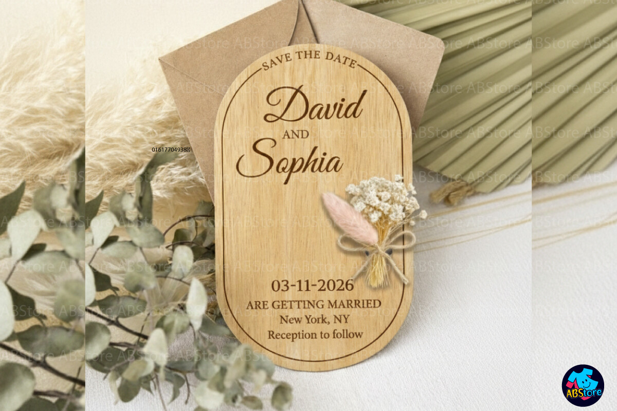 Save the Date Laser Cut