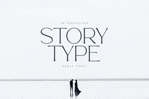Story Type editorial fashion font preview