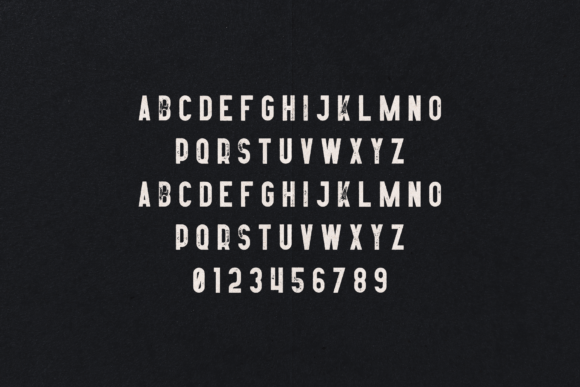 Afterclap Textured Edition Font PNG with transparent background - Preview 1
