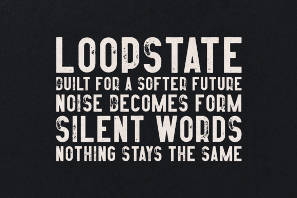 Afterclap Textured Edition Font PNG with transparent background - Preview 3